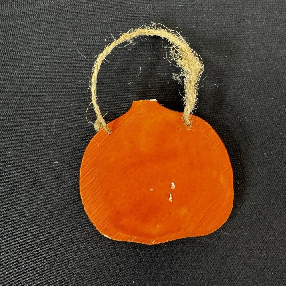 Vintage‎ Thanksgiving Mini Wall Hanging Plaque Pumpkin